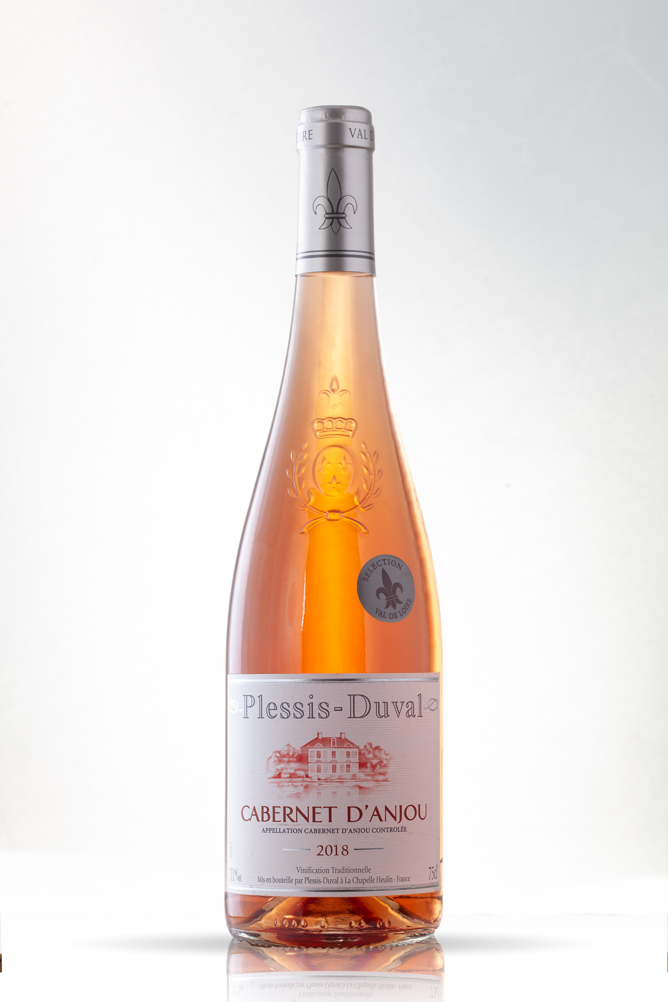 Bouteille de Cabernet d'Anjou Plessis Duval