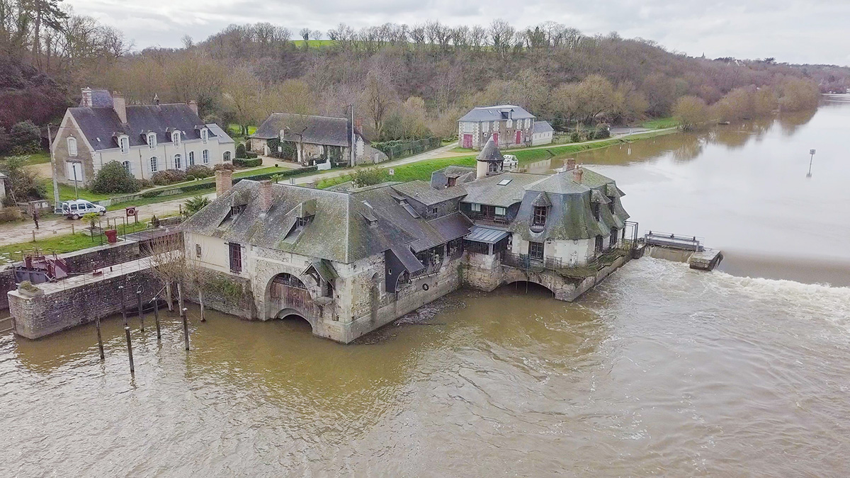 Patrimoine de l'anjou - Ecluse de la Roussière - Pruillé