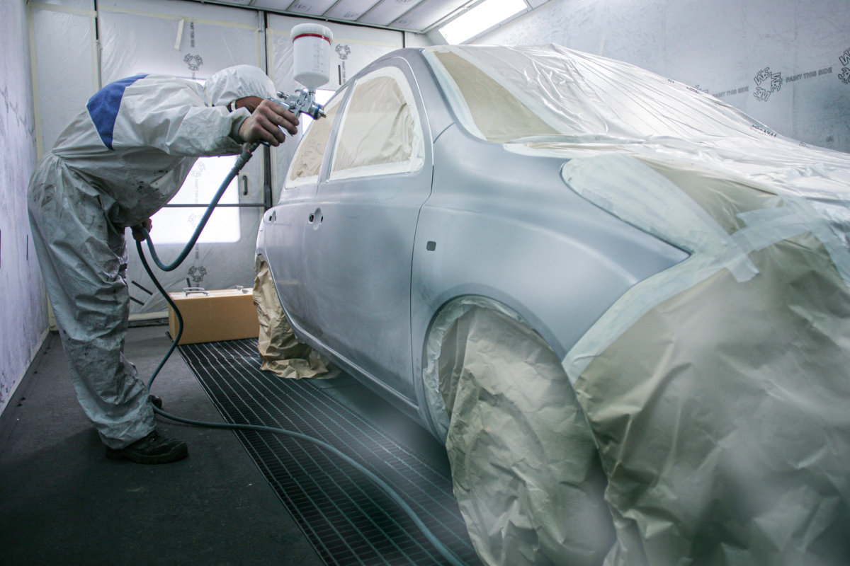 Carosserie automobile - Cabine de peinture